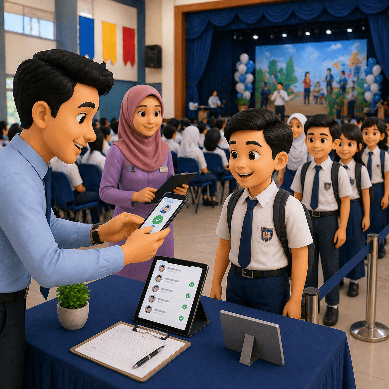 Rekod Kehadiran yang Tepat dan Automatik